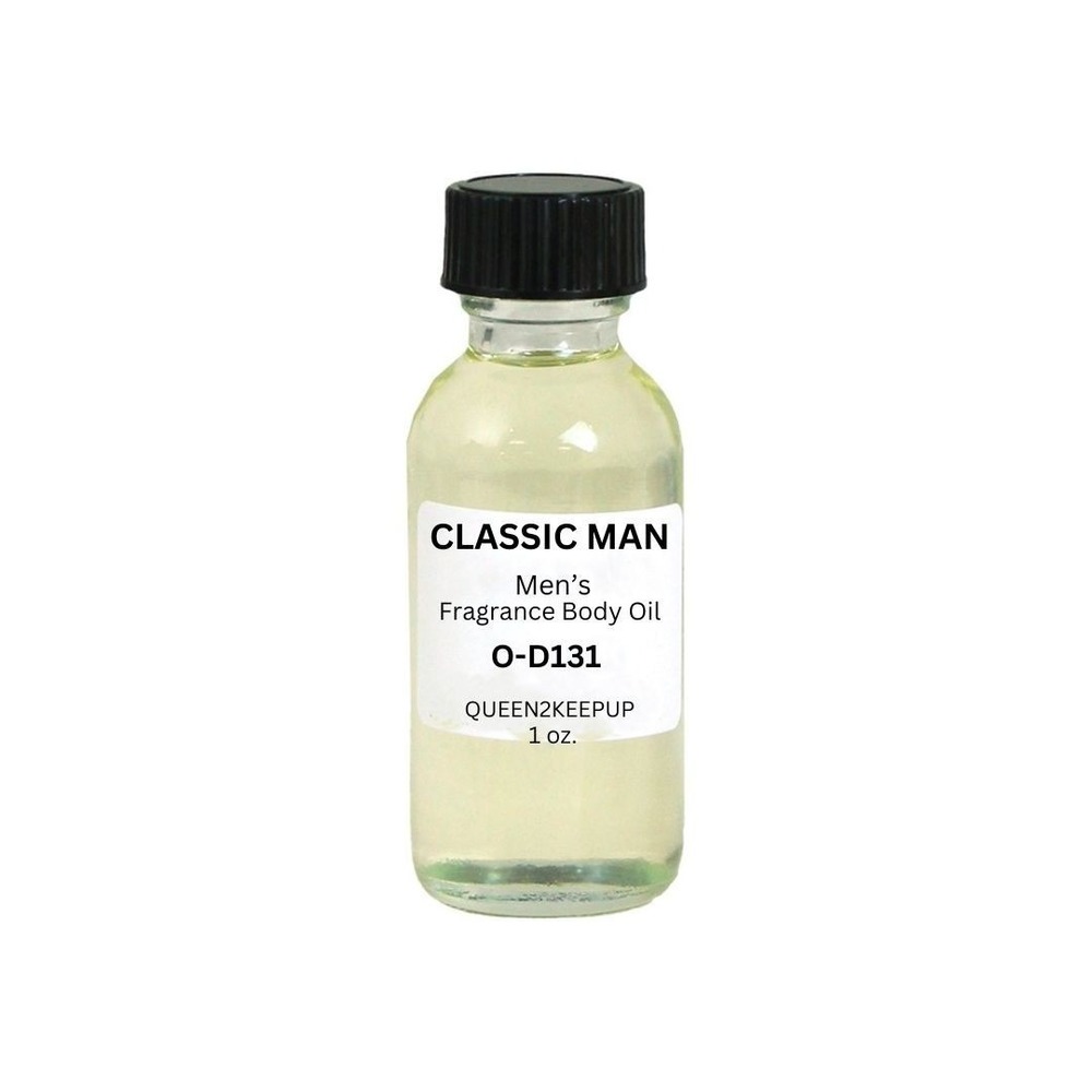 Classic Man (Men) Body Oil 1 oz Fragrance All Natural Scent